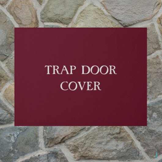 Paillasson "TRAP PORTE COVER" drôle introverti