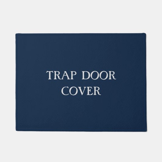 Paillasson "TRAP PORTE COVER" drôle Introvertir Antisocial (Devant)