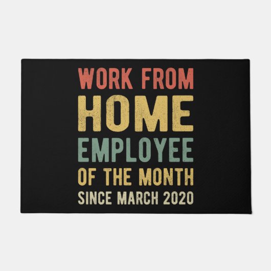 Paillasson Travail de l'employé à domicile du mois I (Devant)