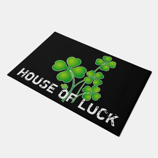 Paillasson Trèfle/shamrocks du jour de St Patrick + vos idées (Incliné)