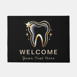 Paillasson Trendy Dentist Professional Dental Black Gold