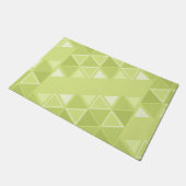 Paillasson Triangles géométriques rétro Chartreuse (Incliné)