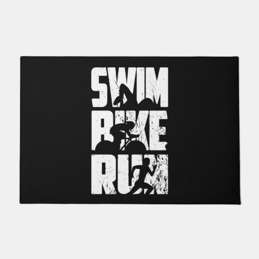 Paillasson Triathlon Triathlet (Devant)