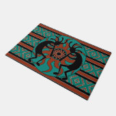 Paillasson Tribal Aztec Kokopelli Design Sud-Ouest (Incliné)