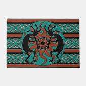 Paillasson Tribal Aztec Kokopelli Design Sud-Ouest (Devant)