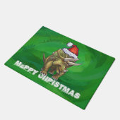 Paillasson Triceratops Noël Vert (Incliné)