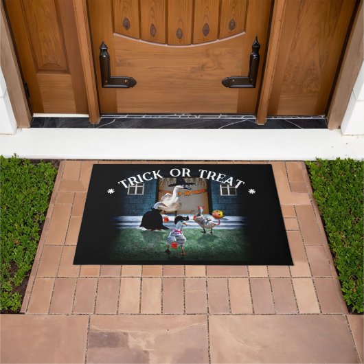 Paillasson Trick-or-Treat Ducks Halloween (De plein air)