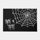 Paillasson Trick ou traitement - Éffrayant Spider Web Hallowe (Devant)