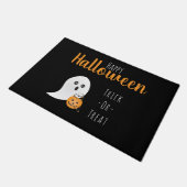 Paillasson Trick Ou Traiter Happy Halloween Ghost Éffrayant (Incliné)
