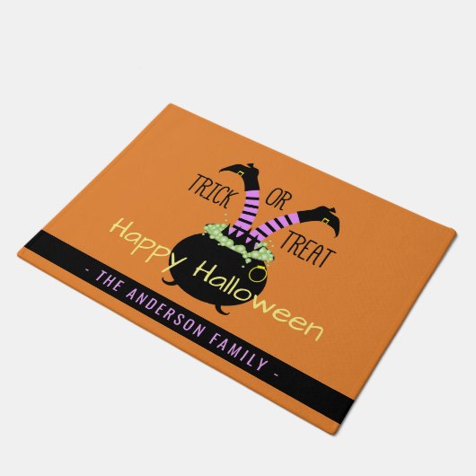 Paillasson Trick ou traiter les jambes de sorcière en Pot Hal (Incliné)