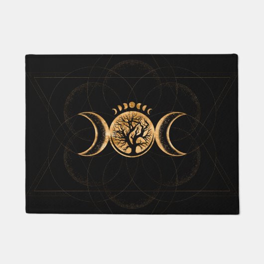 Paillasson Triple Moon - Tree of life Ornament (Devant)