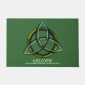 Paillasson Triquetra (vert) (Devant)