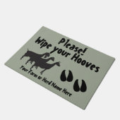 Paillasson Trois chèvres laiteuses Essuyer vos manches CHOISI (Incliné)