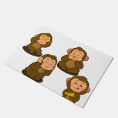 Paillasson Trois Singes Sages plus un Normal (Incliné)