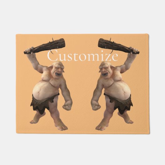 Paillasson Troll moche Thunder_Cove (Devant)