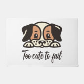 Paillasson Trop mignon pour échouer (Devant)