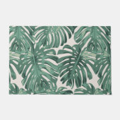 Paillasson Tropical Sage Green Jungle Feuille Motif (Devant)