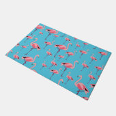 Paillasson Tropical Summer Pink Flamingo Pattern (Incliné)
