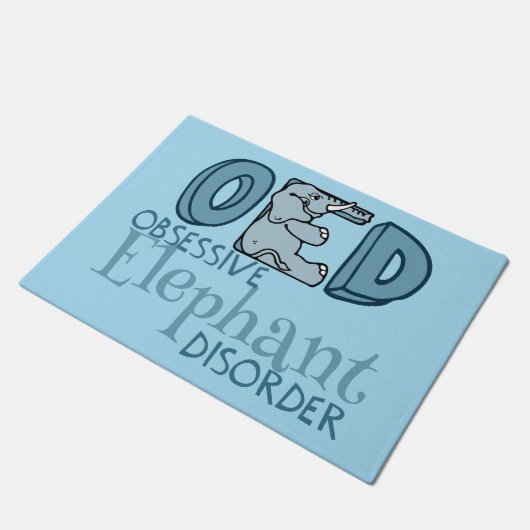 Paillasson Trouble d'éléphant obsessionnel (Incliné)