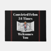 Paillasson Trump condamné Felon Doormat (Devant)