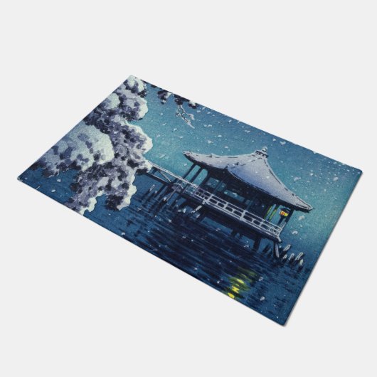 Paillasson Tsuchiya Koitsu - Neige sur l'Ukimido à Katada (Incliné)