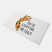 Paillasson Tu me girafes fou (Incliné)