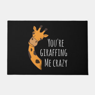 Paillasson Tu me girafes fou