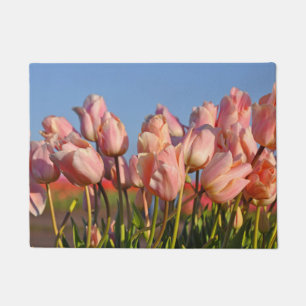 Paillasson Tulipes à ressort rose