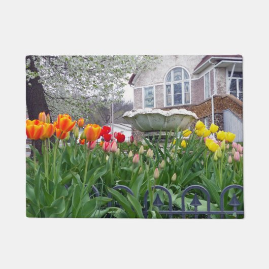 Paillasson Tulipes de printemps (Devant)