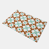 Paillasson Turqouise Brown Et Blanc Espagnol Carrelage Motif (Incliné)