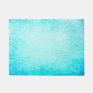 Paillasson Turquoise de l'étang congelé