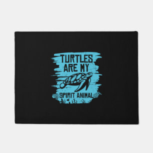 Paillasson Turtle Lover   Les tortues sont mes animaux d'espr
