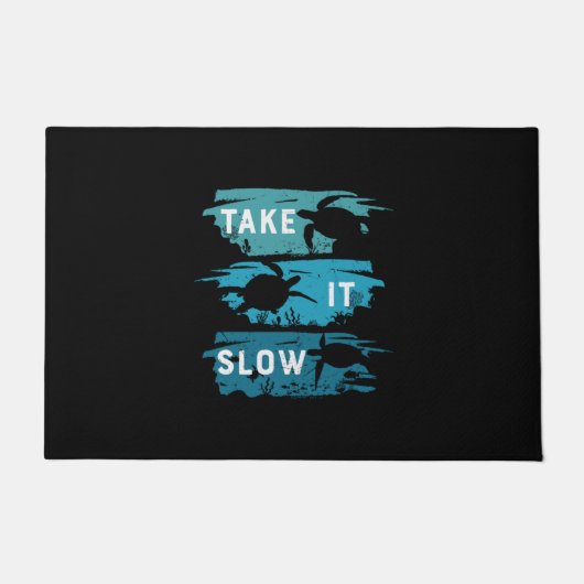 Paillasson Turtle Lover | Take It Slow (Devant)