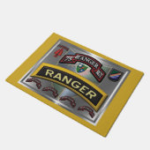 Paillasson Type d'acier encadré 75e régiment de Rangers (Incliné)