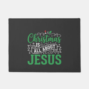 Paillasson Typographie de Noël, tout est question de Jésus