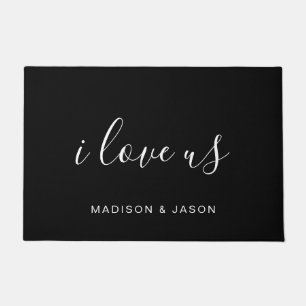 PAILLASSON TYPOGRAPHIE MODERNE MAIN SCRIPTÉE PERSONNALISÉE