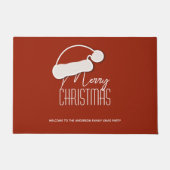 Paillasson Typographie simple Joyeux Noël Accueil (Devant)