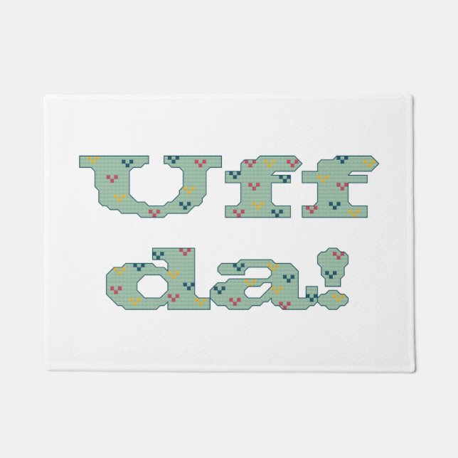 Paillasson Uff da ! (Devant)