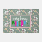 Paillasson Un accueil lapin (Devant)