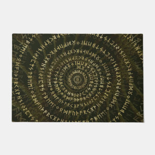 Paillasson Un art en spirale plus ancien de Futhark