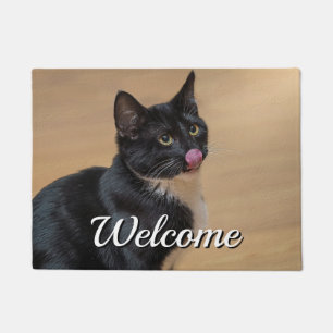 Paillasson Un bon lick peint Welcome Doormat