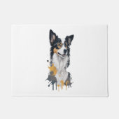 Paillasson Un chien mignon Bordure Collie (Devant)