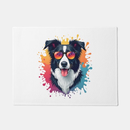 Paillasson Un chien mignon Bordure Collie [RB#10009] (Devant)