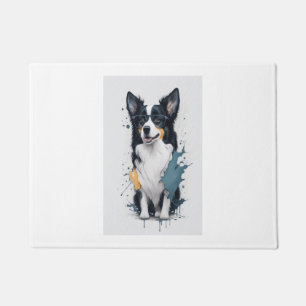 Paillasson Un chien mignon Bordure Collie [RB#10011]