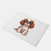 Paillasson Un chien mignon, le roi Charles Spaniel (Incliné)