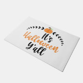 Paillasson Un Citrouille sympa Son Halloween Yall (Incliné)