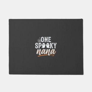 Paillasson Un design de fantôme d'Halloween de Nana effrayant