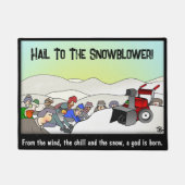 Paillasson Un Dieu est né Doormat (Devant)