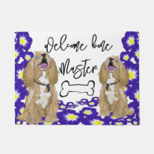 Un espagne de cocker miniature Bienvenue à la mais