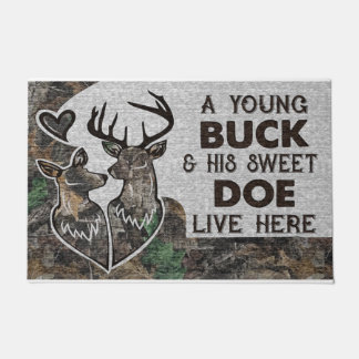 Paillasson Un jeune canard et sa douceur habite ici